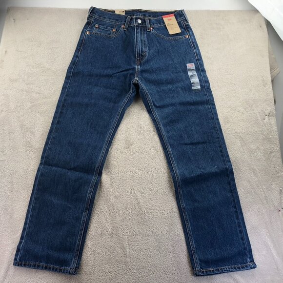 NWT Levi's Men's Jeans Suze 32x30 505 Regular Straight Leg Blue Denim Casual - Picture 16 of 16